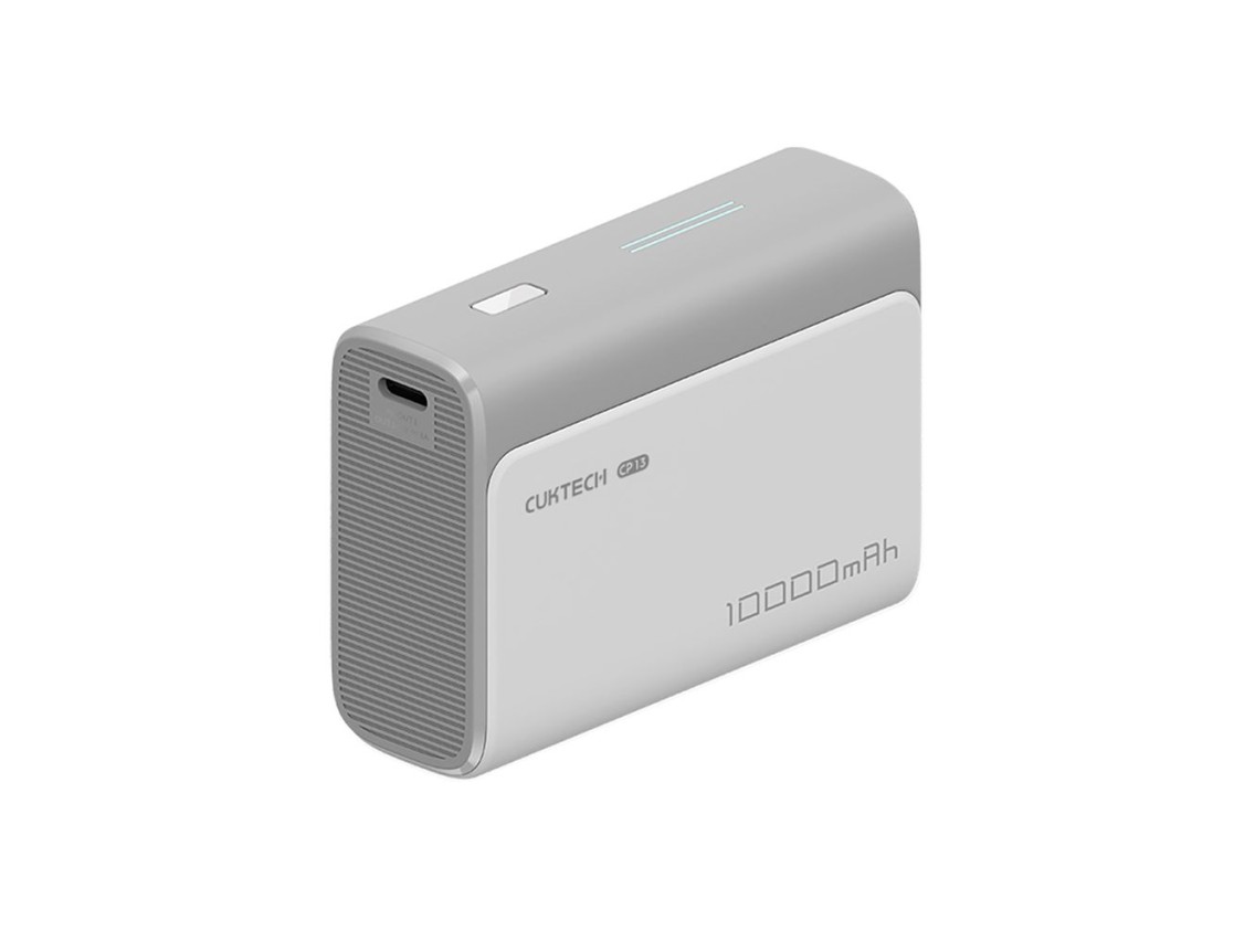 CUKTECH 30W 10000mAh Power Bank 1C1A - CP13 - Cor Cinza