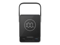 Powerbank Cuktech 300W 40000mAh com carregamento sem fio 2x USB-C + 2x USB-A - Preto Powerbank Cuktech 300W 40000mAh com carregamento sem fio 2x USB-C + 2x USB-A - Preto
