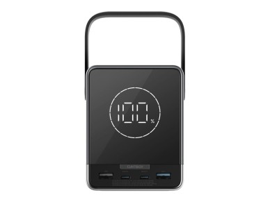 Bater�a externa Cuktech de 300 W y 40000 mAh con carga inal�mbrica, 2 puertos USB-C + 2 puertos USB-