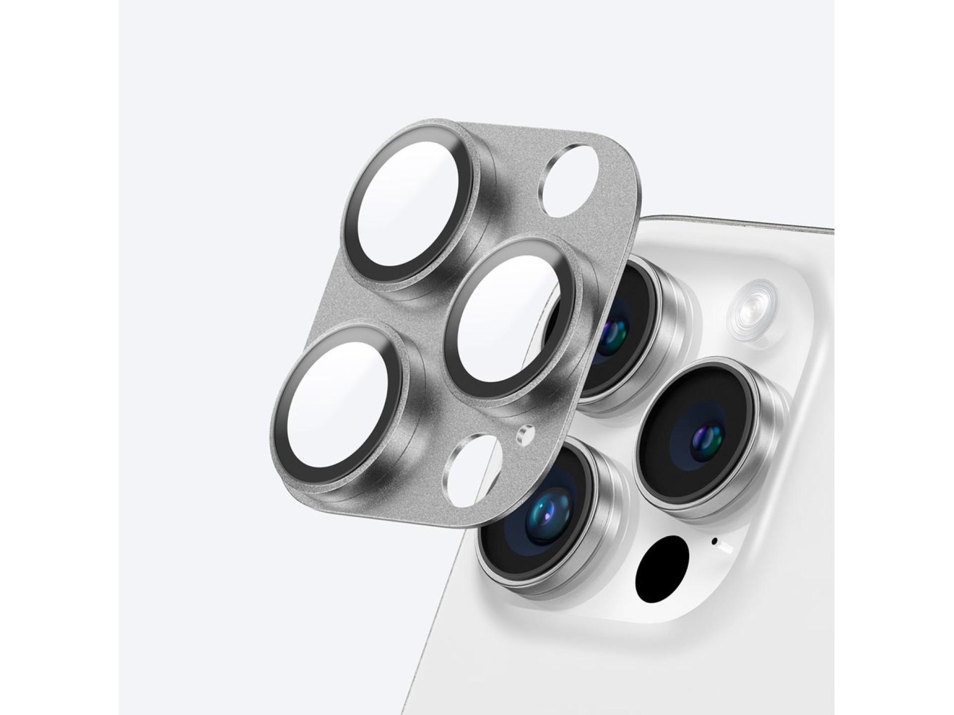 Lente de cristal templado de aleación de grado aeronáutico AmazingThing para la cámara del iPhone 16