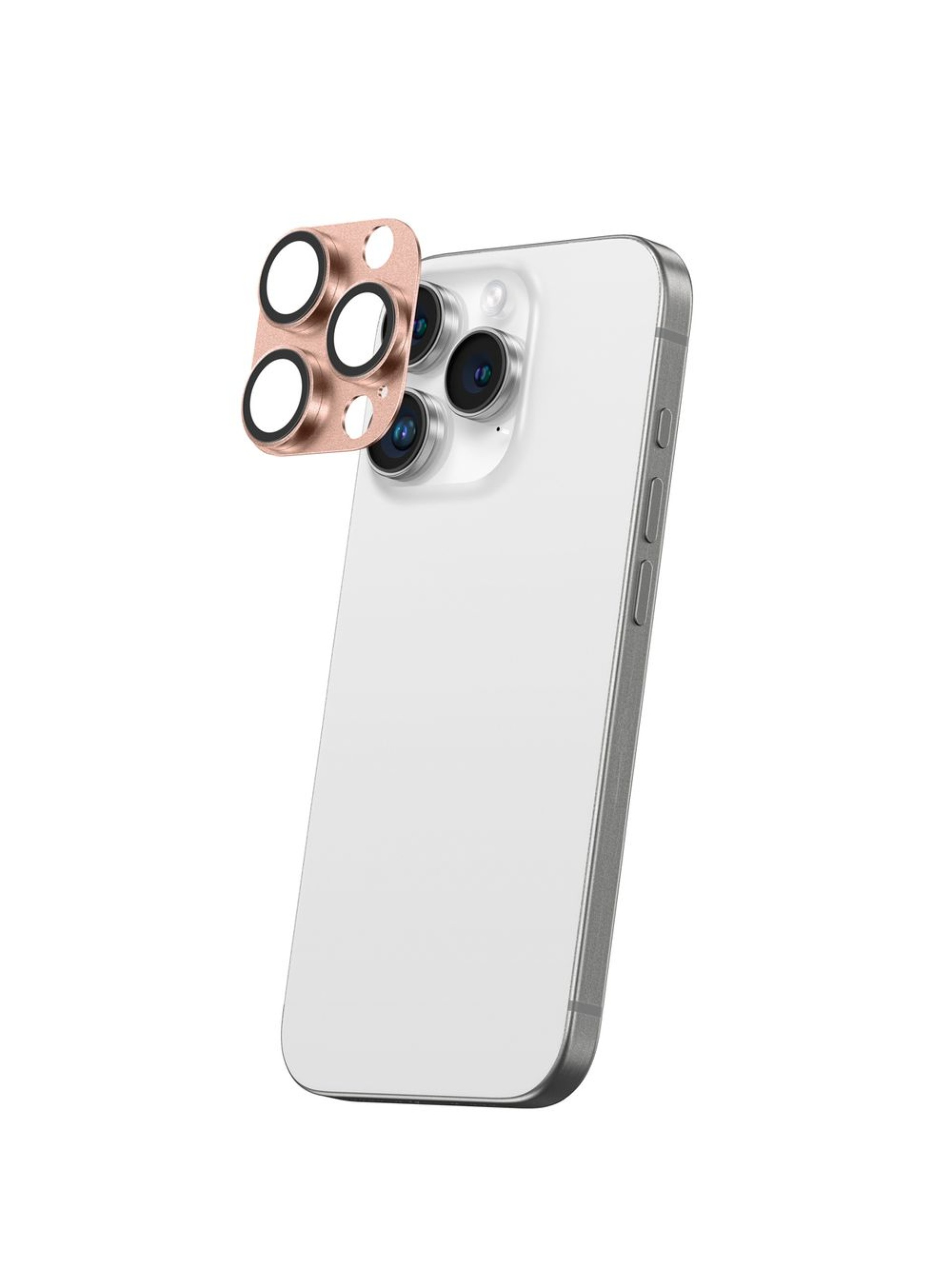 AmazingThing Aviation-Grade Alloy Tempered Glass Lens for iPhone 16 Pro / 16 Pro Max Camera Lens - R