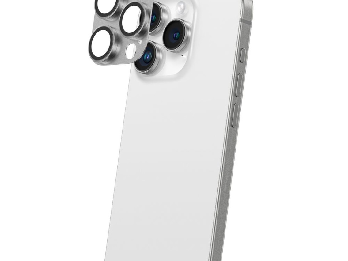 Lente de cristal templado de aleación de grado aeronáutico AmazingThing para la cámara del iPhone 16