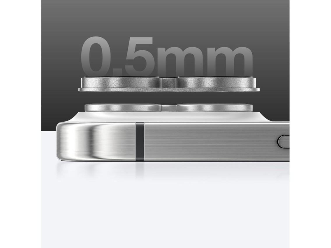 Lente de cristal templado de aleación de grado aeronáutico AmazingThing para la cámara del iPhone 16
