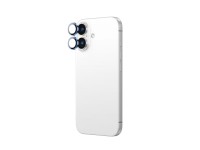 AmazingThing AR Aluminum 2 Lens Glass with Camera Lens Frame for iPhone 16 / 16 Plus - Blue AmazingThing AR Aluminum 2 Lens Glass with Camera Lens Frame for iPhone 16 / 16 Plus - Blue