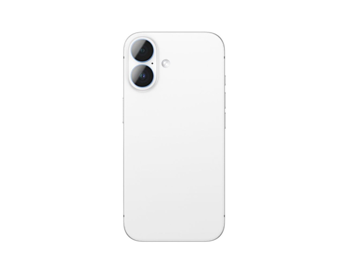 AmazingThing AR Aluminum 2 Lens Glass with Camera Lens Frame for iPhone 16 / 16 Plus - Blue