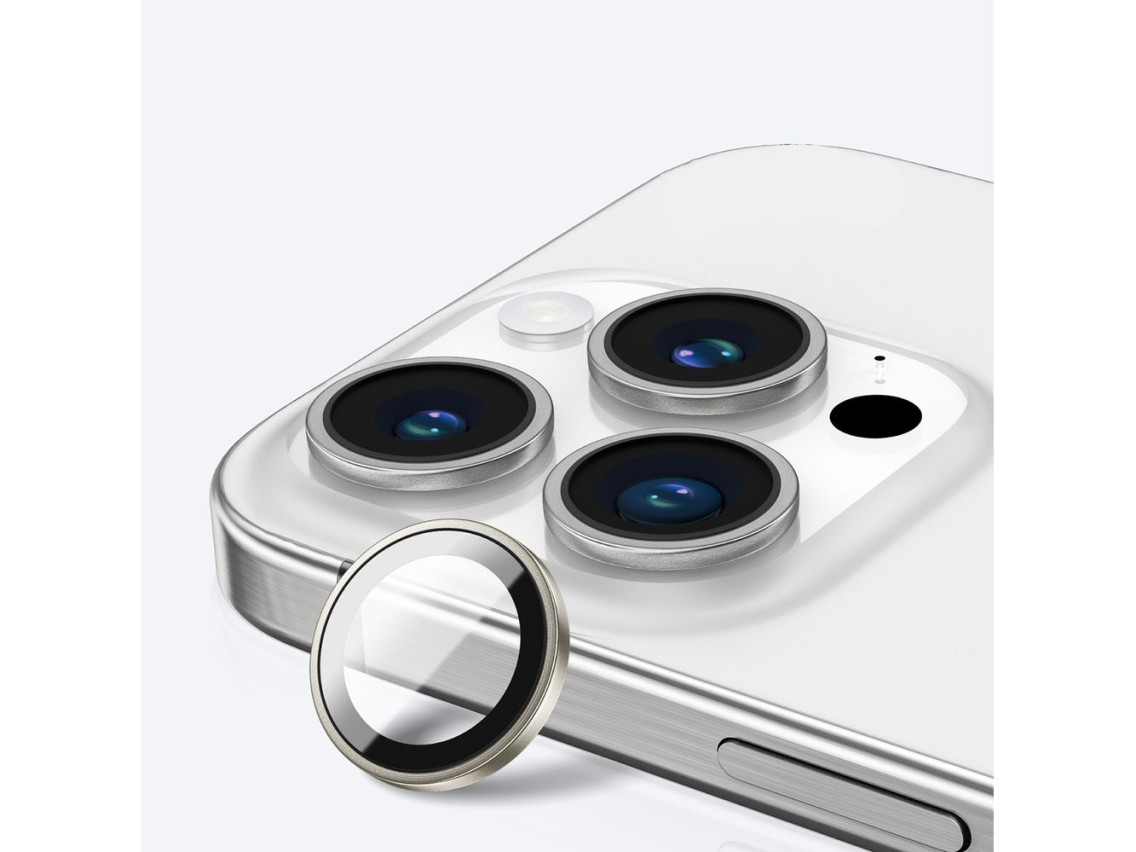 AmazingThing AR 3 Lens Glass Full Clear Tempered Glass for iPhone 16 Pro / 16 Pro Max - Transparent