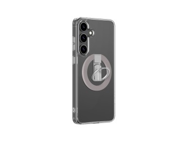 AmazingThing Minimal Mag Case with Magnetic Ring and Magnetic Ring for Samsung Galaxy S25 - Transpar AmazingThing Minimal Mag Case with Magnetic Ring and Magnetic Ring for Samsung Galaxy S25 - Transpar