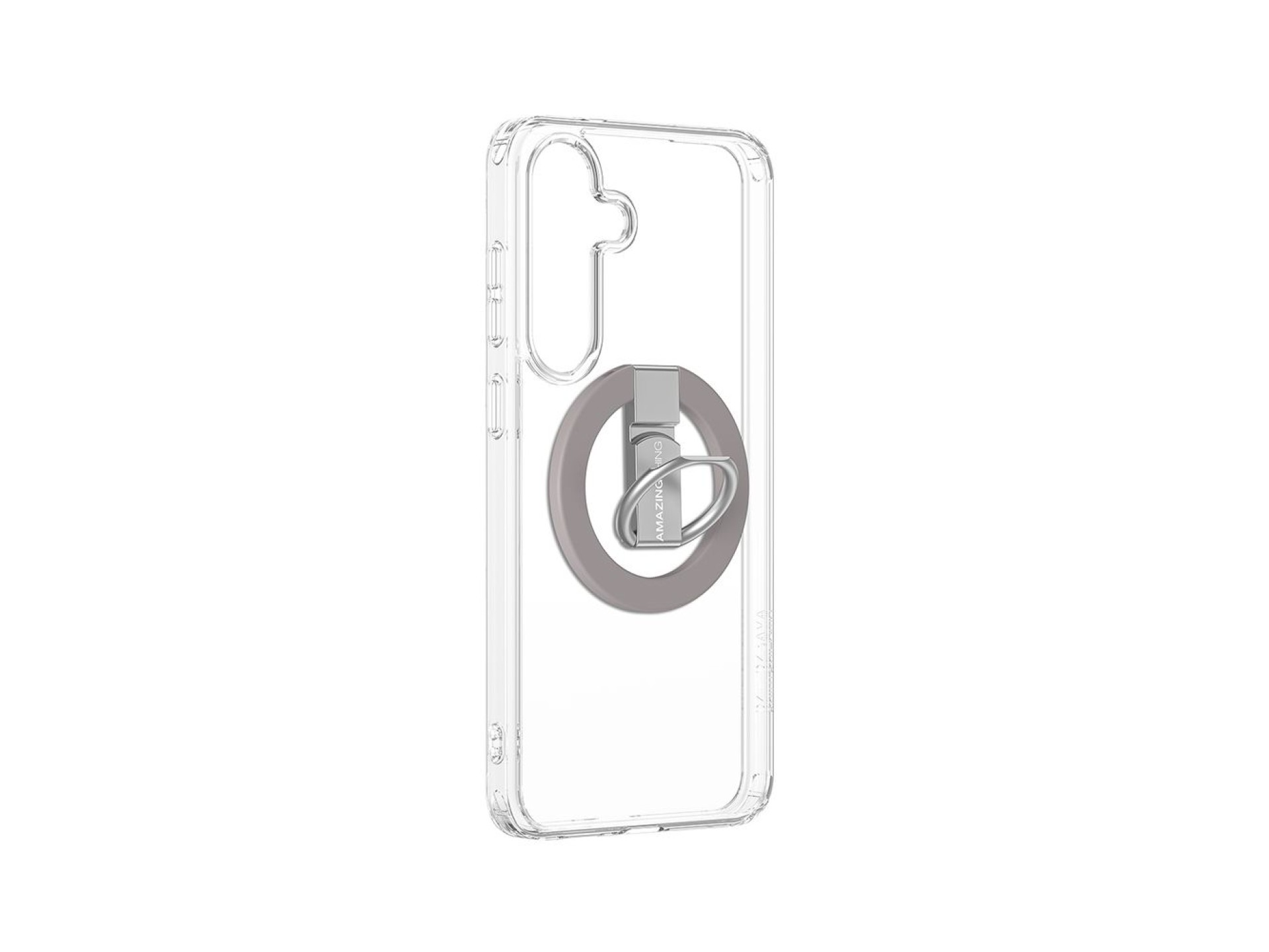 Capa AmazingThing Minimal Mag com Anel Magnético para Samsung Galaxy S25+ - Transparente