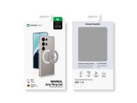 Funda minimalista AmazingThing con anillo magnético para Samsung Galaxy S25 - Transparente Funda minimalista AmazingThing con anillo magnético para Samsung Galaxy S25 - Transparente