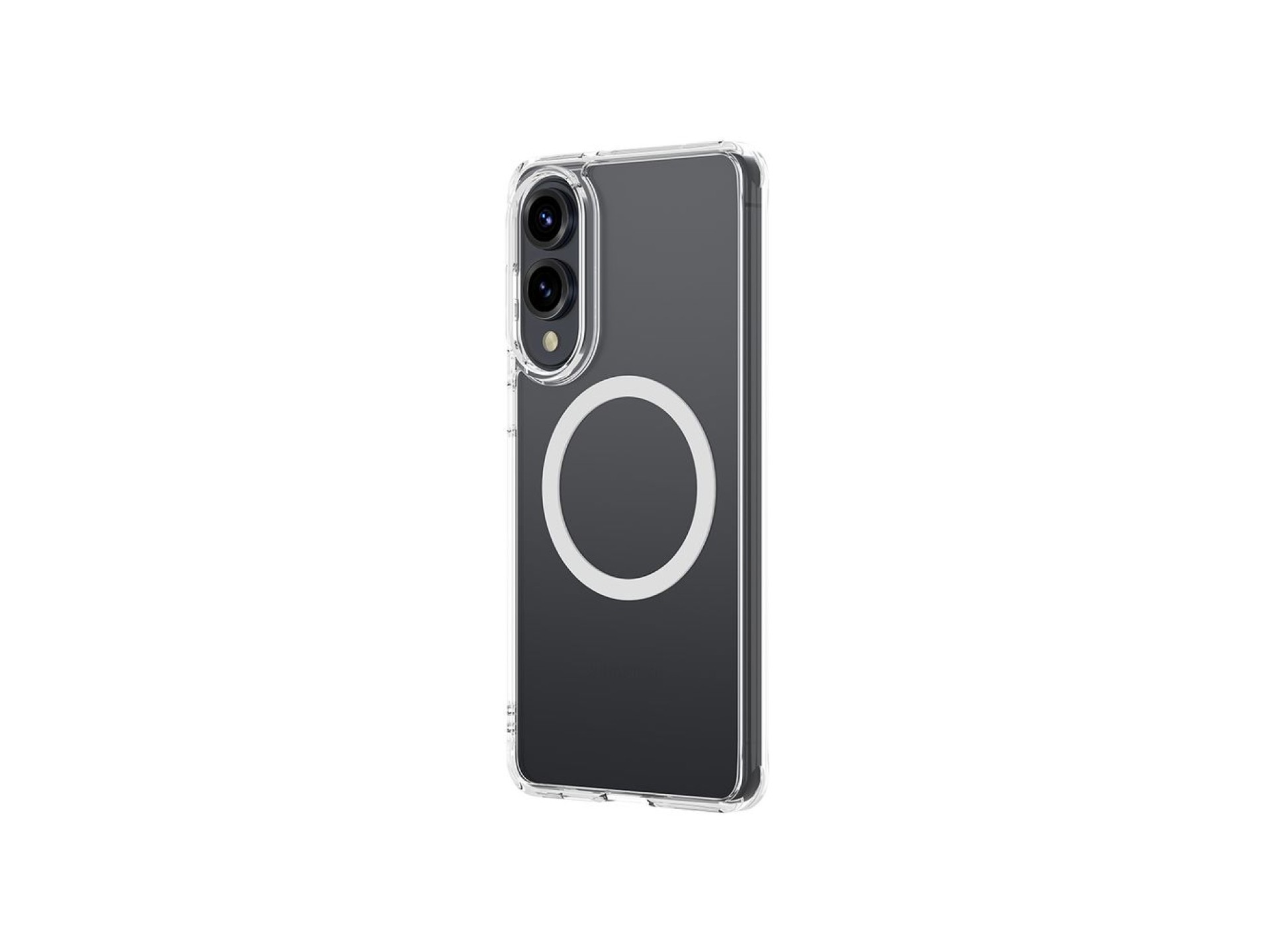 AmazingThing Minimal Mag Case with Magnetic Ring for Samsung Galaxy S25 Edge - Transparent