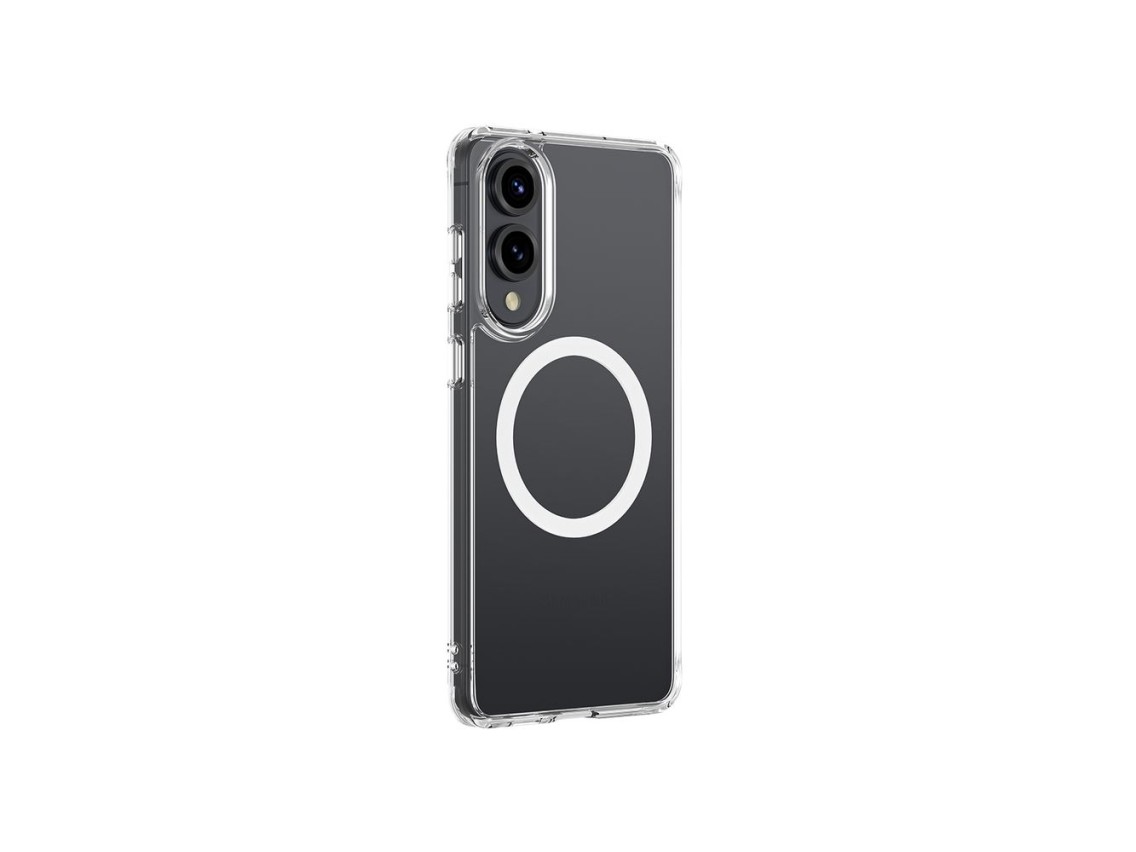 AmazingThing Minimal Mag Case with Magnetic Ring for Samsung Galaxy S25 Edge - Transparent