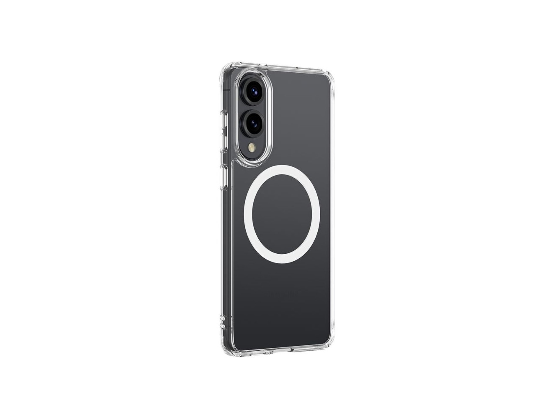 AmazingThing Minimal Mag Case with Magnetic Ring for Samsung Galaxy S25 Edge - Transparent