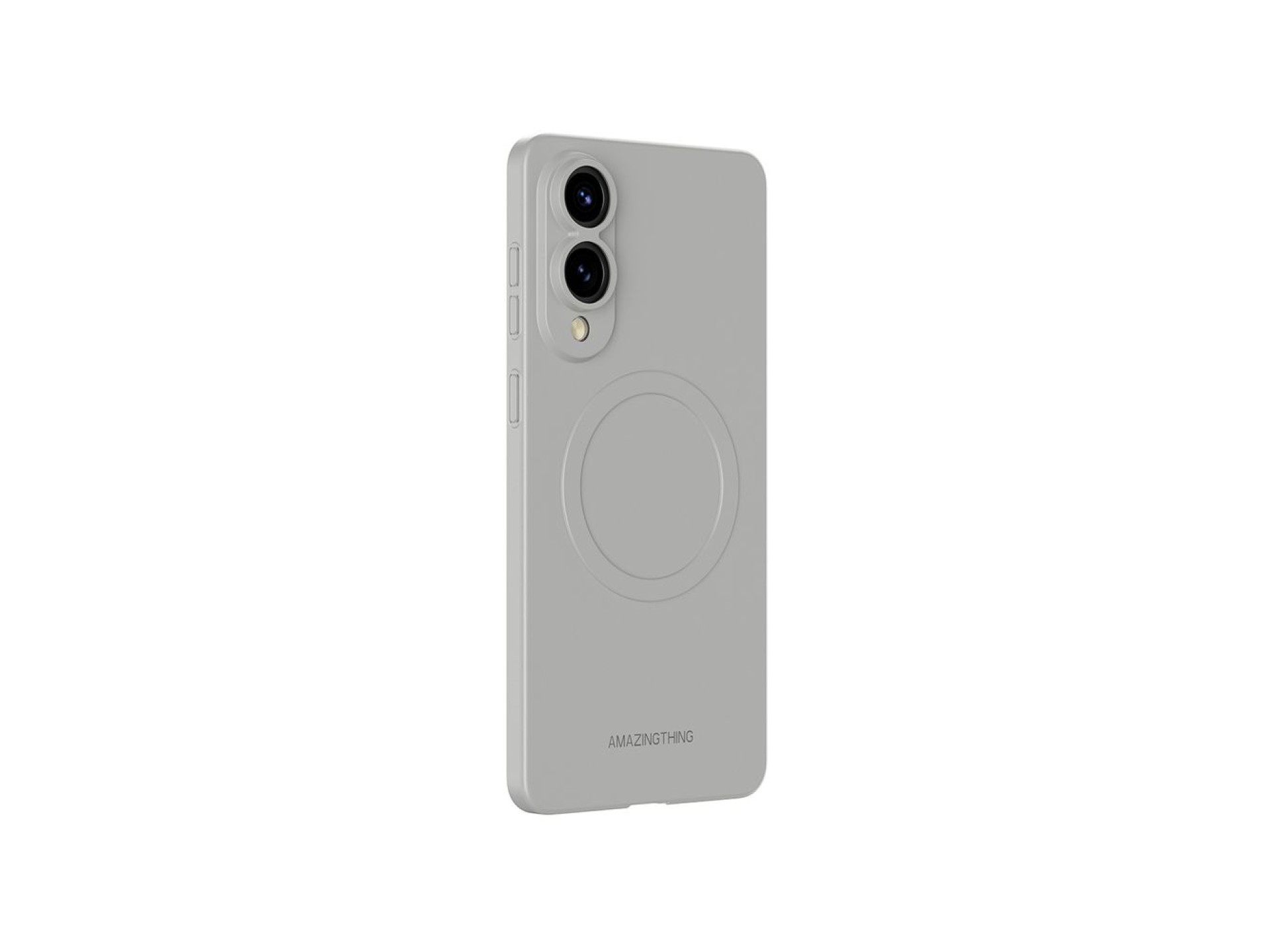 Capa AmazingThing Minimal Air com Anel Magnético para Samsung Galaxy S25 Edge - Cinza