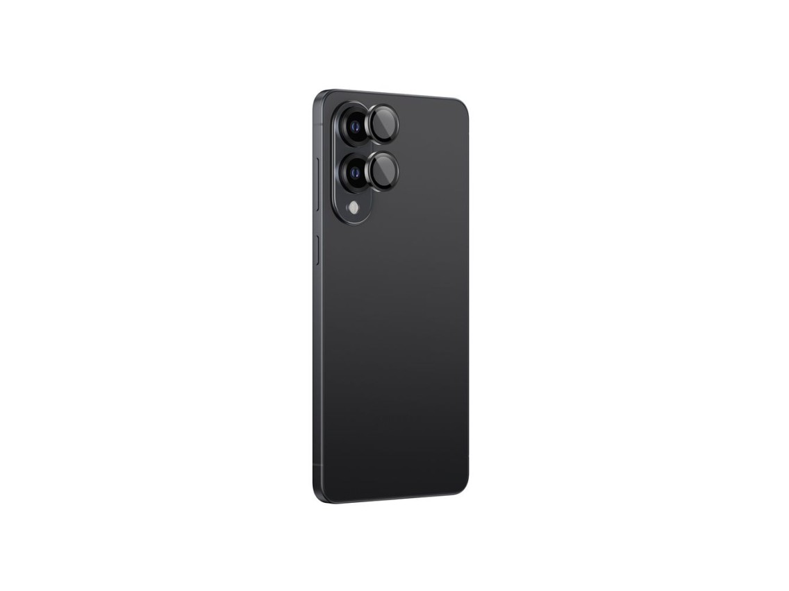 Lente de vidro AmazingThing Sapphire Radix AR para câmera do Samsung S25 Edge - Preta