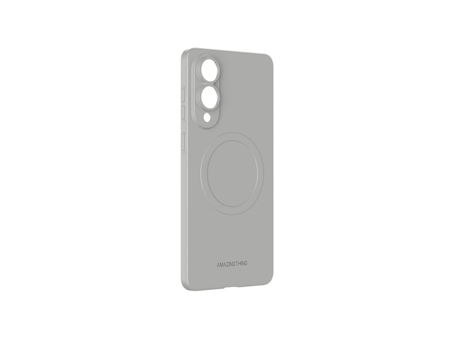Capa AmazingThing Minimal Air com Anel Magnético para Samsung Galaxy S25 Edge - Cinza