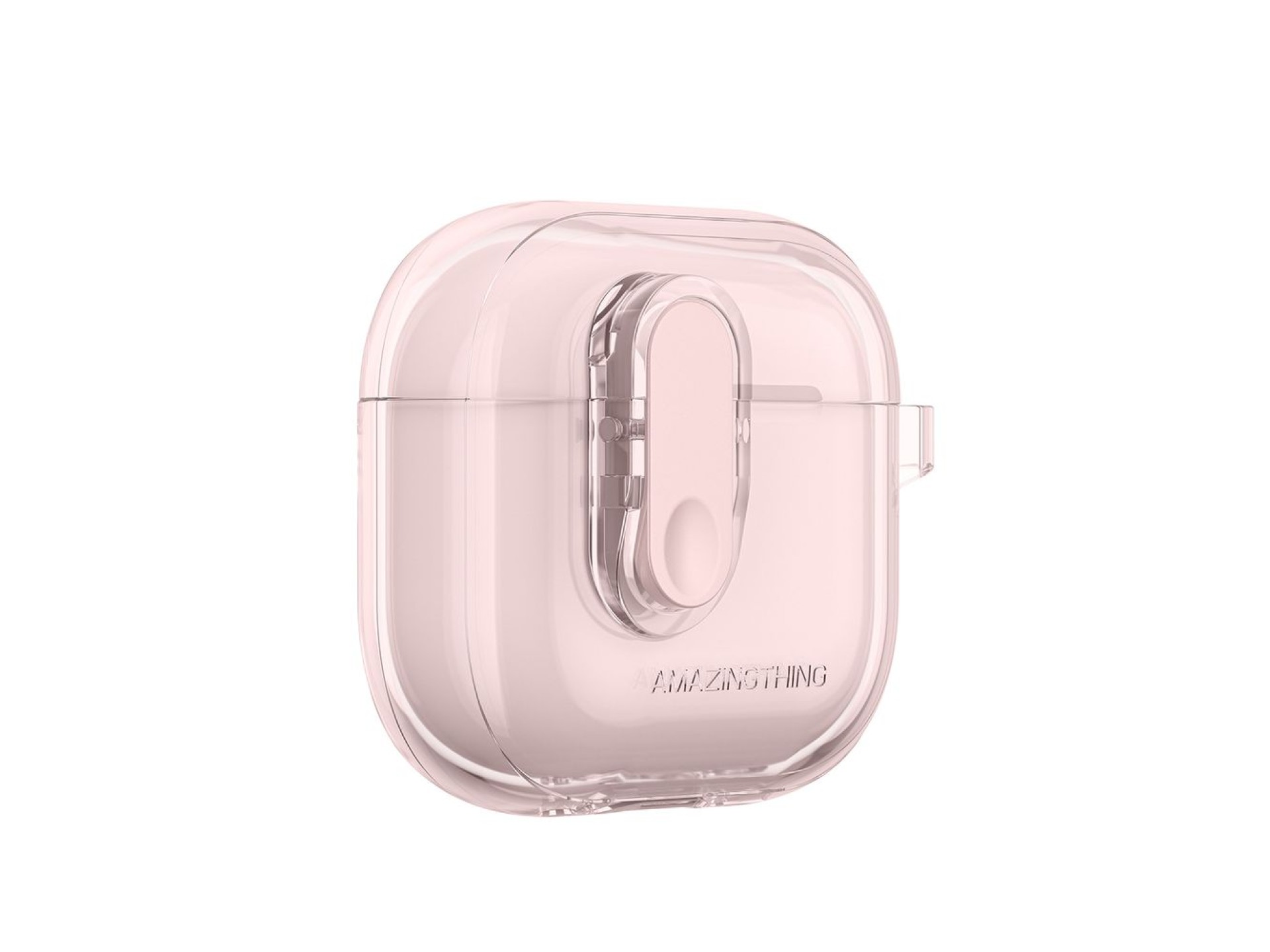 Capa minimalista AmazingThing para AirPods 4 – Rosa