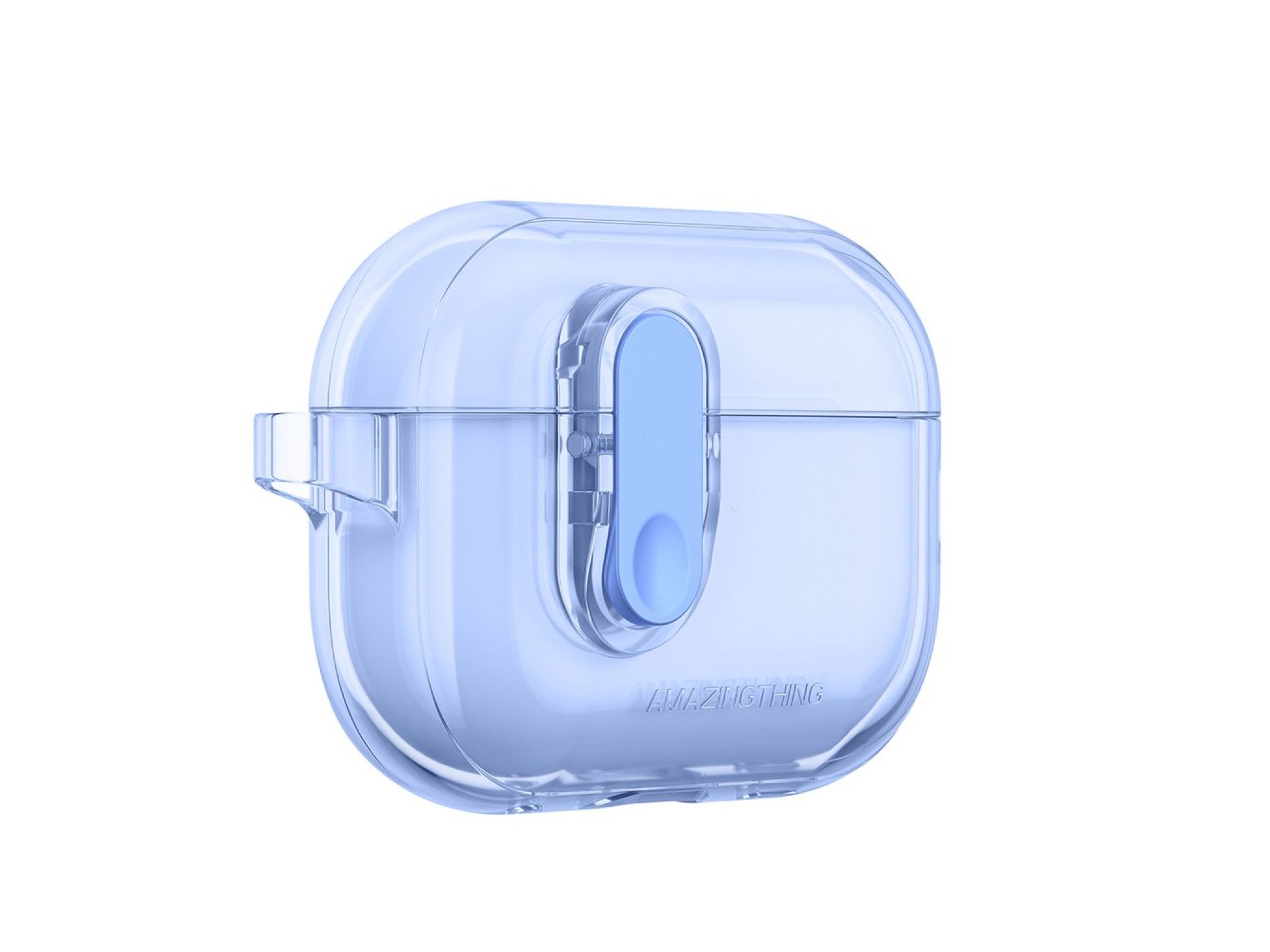 Capa minimalista AmazingThing para AirPods Pro 2 em silicone - Azul-marinho