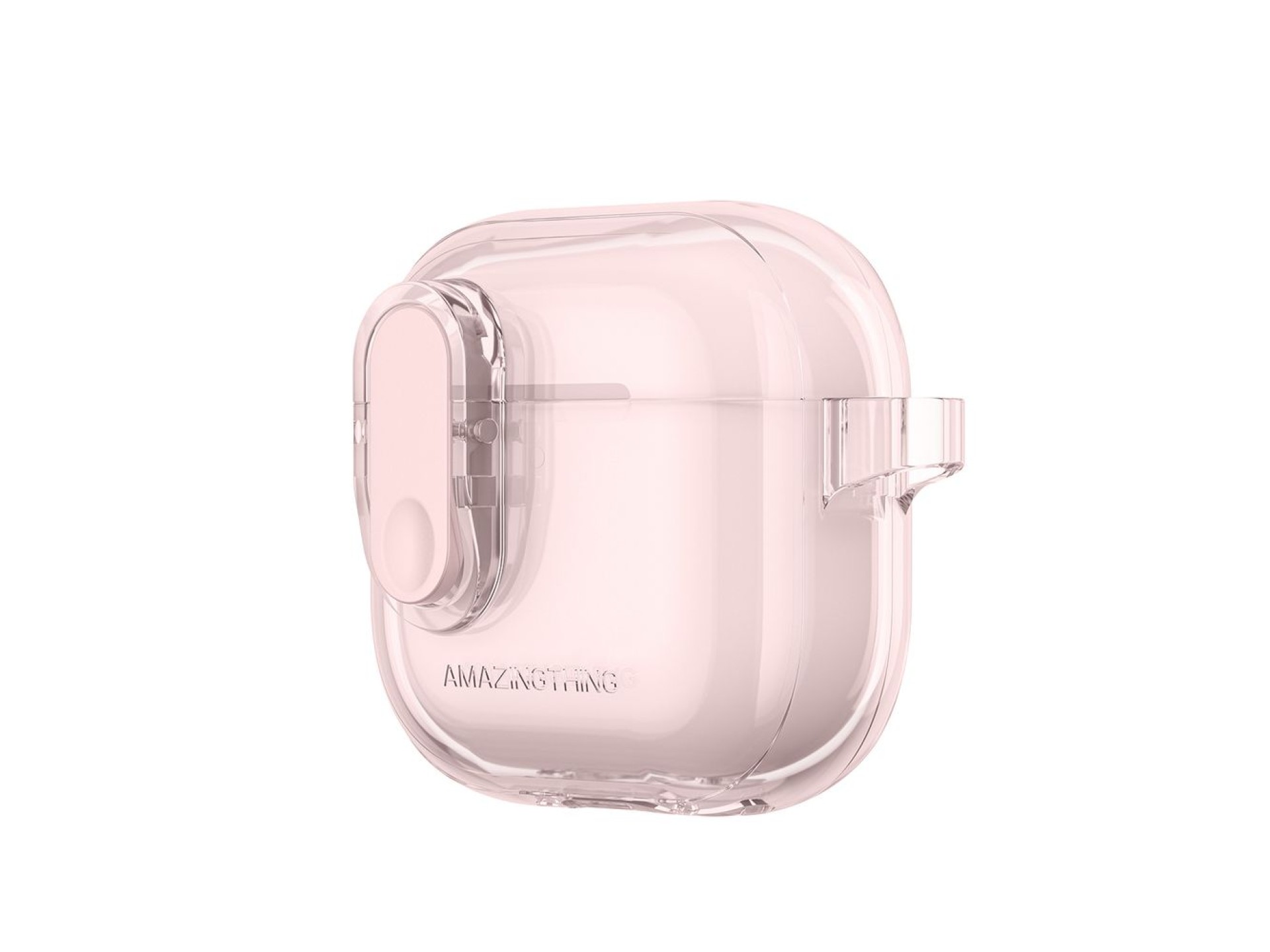Capa minimalista AmazingThing para AirPods 4 – Rosa
