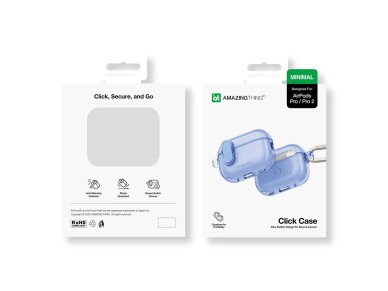 AmazingThing Minimal Case for AirPods Pro 2 Silicone Case - Navy AmazingThing Minimal Case for AirPods Pro 2 Silicone Case - Navy