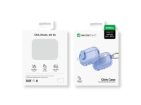 Capa minimalista AmazingThing para AirPods Pro 2 em silicone - Azul-marinho Capa minimalista AmazingThing para AirPods Pro 2 em silicone - Azul-marinho