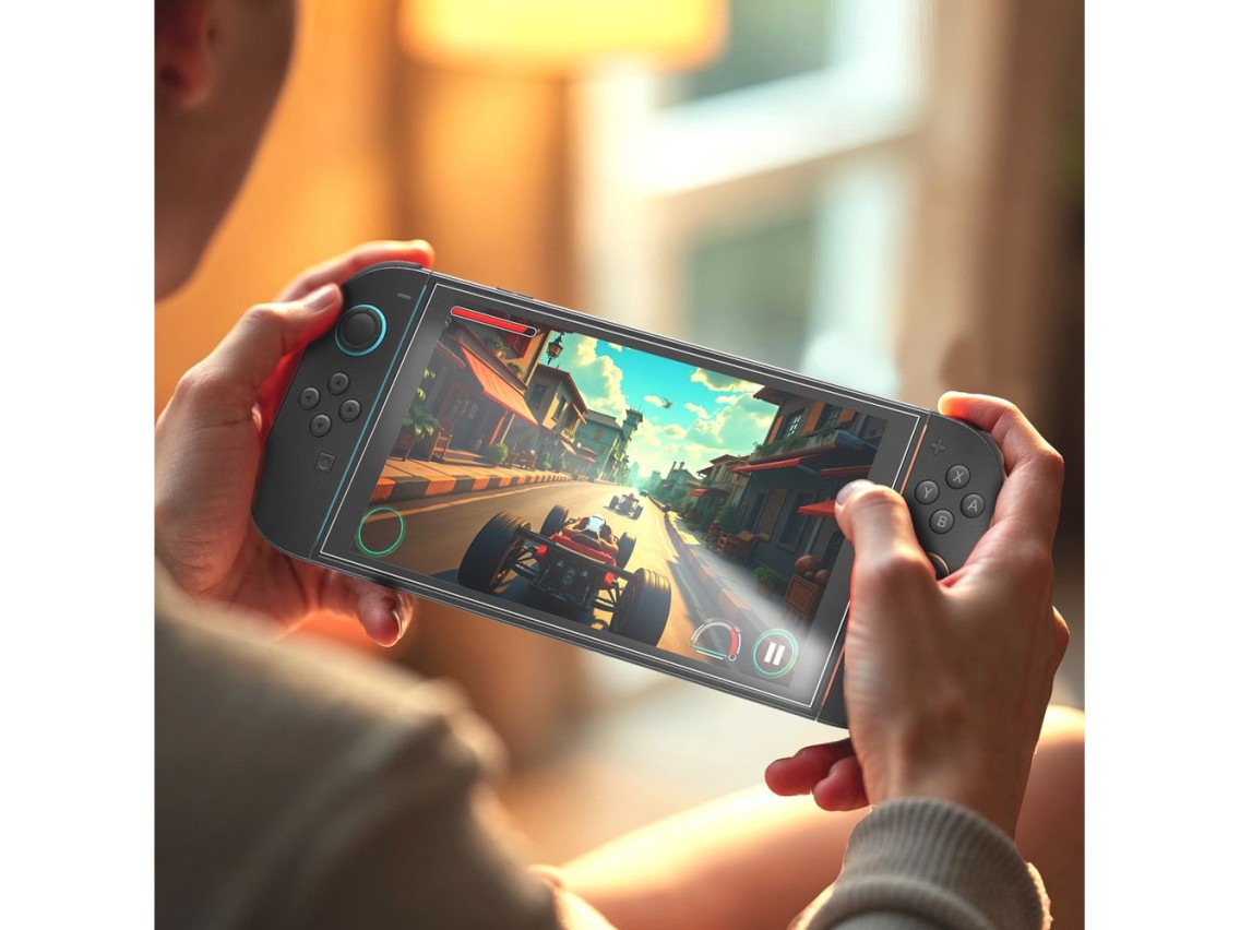 AmazingThing Radix Pel�cula de Vidro Temperado Completa para Nintendo Switch 2 (2 unidades)