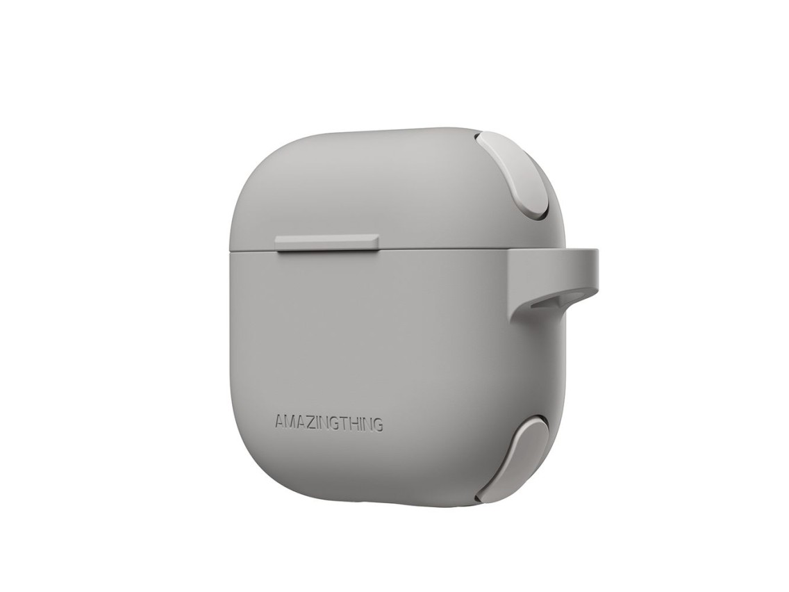 Capa AmazingThing Omni para AirPods 4 - Cinza