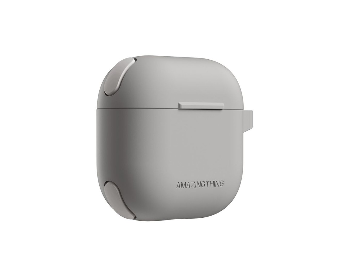 Capa AmazingThing Omni para AirPods 4 - Cinza