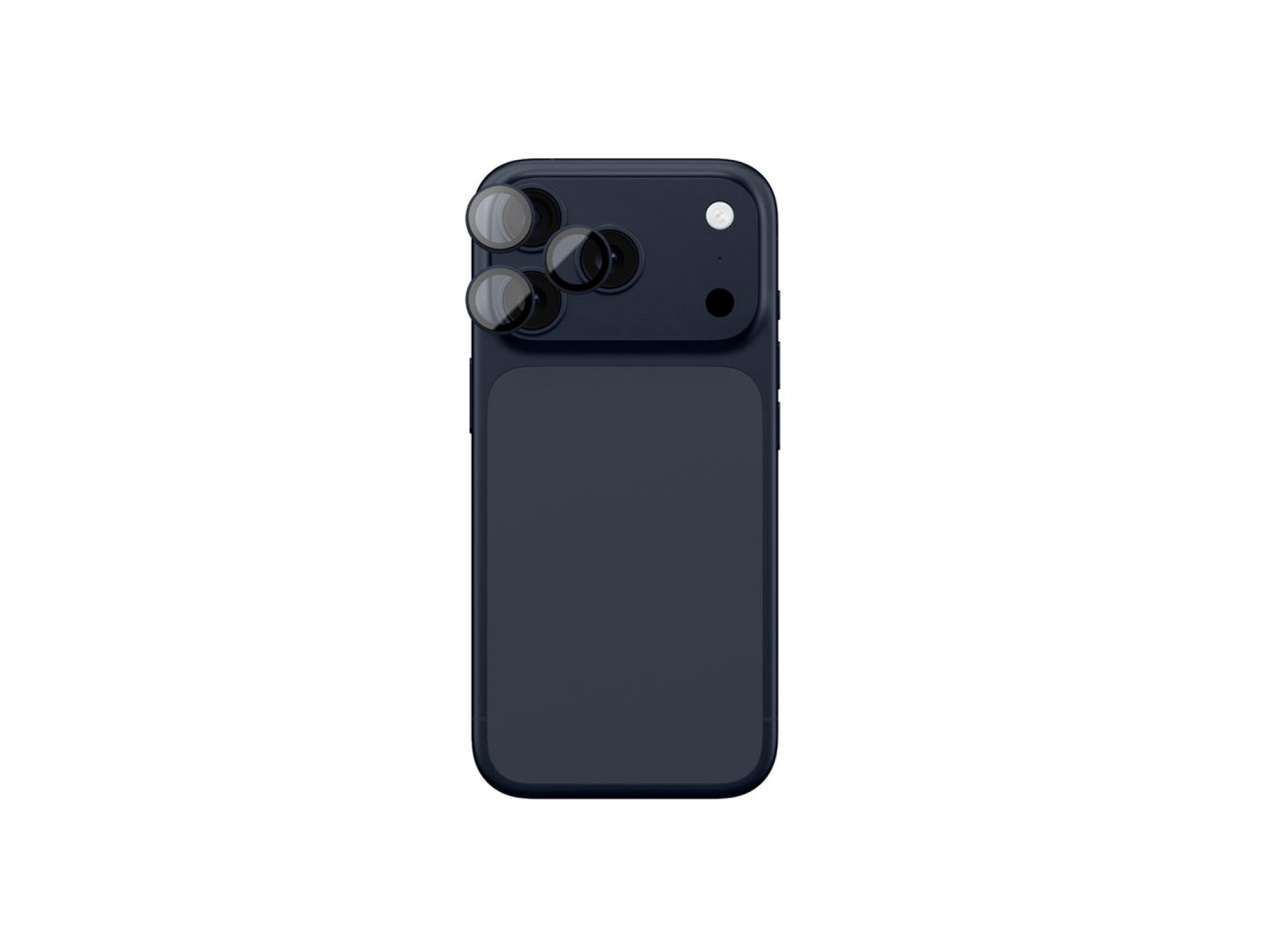Película de vidro de safira AmazingThing para câmera do iPhone 17 Pro/Pro Max - com moldura azul
