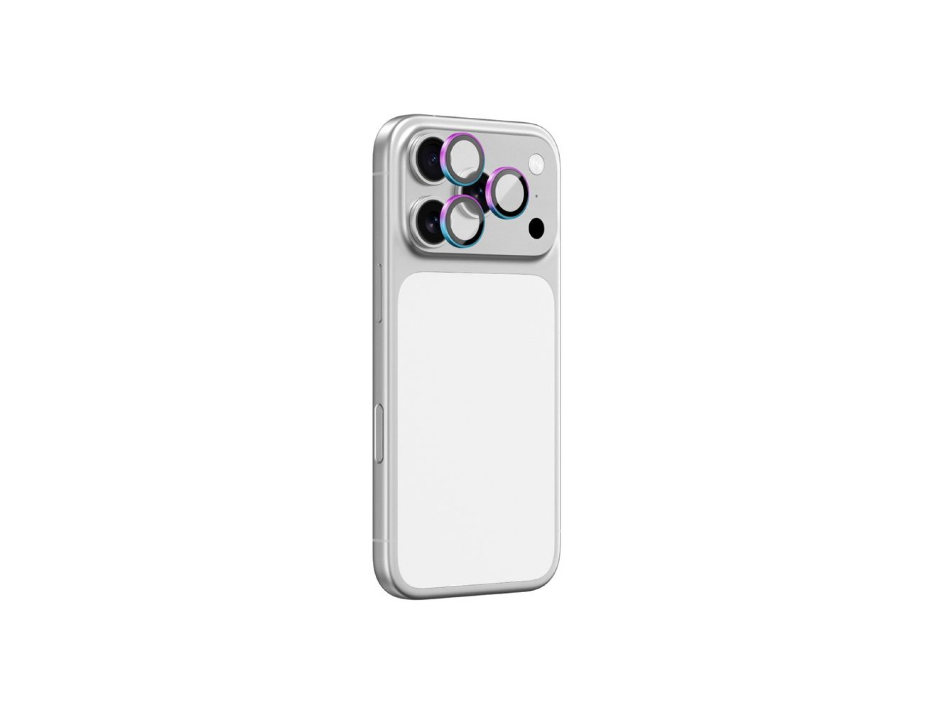 AmazingThing Lens Glass for iPhone 17 Pro / Pro Max with Rainbow Aluminum Frame
