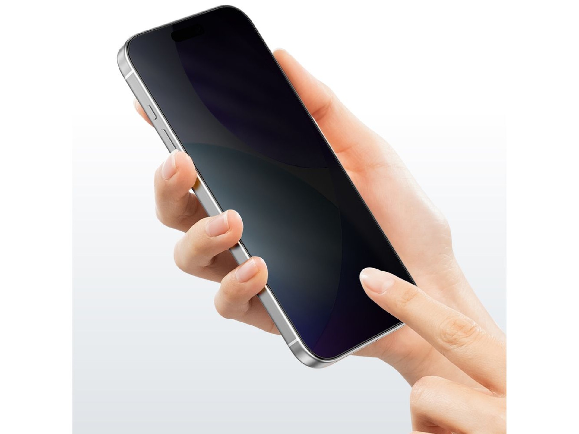 Protector de pantalla de cristal templado AmazingThing Radix Privacy para iPhone 17