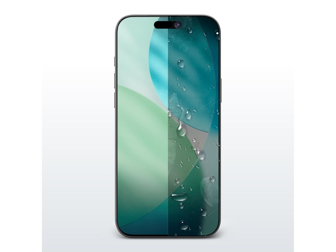 Protector de pantalla de vidrio templado mate AmazingThing Radix para iPhone 17 Pro