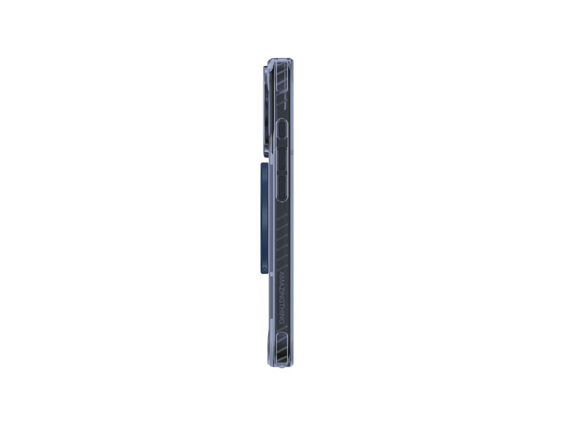 AmazingThing Titan Pro Grip Ring Set Case for iPhone 17 Pro Max Compatible with MagSafe - Blue