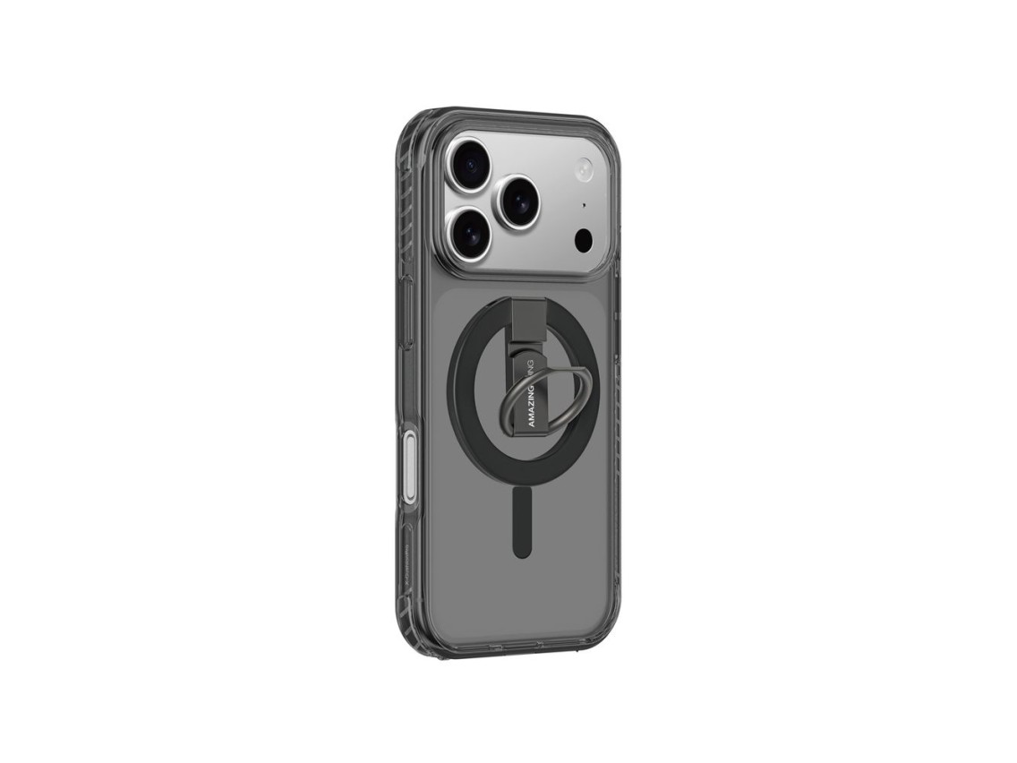 Funda AmazingThing Titan Pro Grip Ring Set para iPhone 17 Pro compatible con MagSafe - Negra