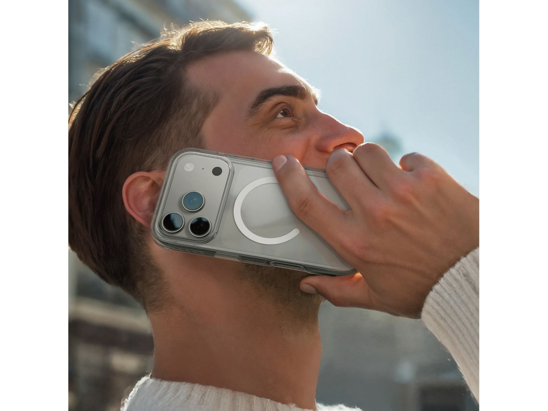 AmazingThing Titan Pro Case for iPhone 17 Pro Max Compatible with MagSafe - Clear