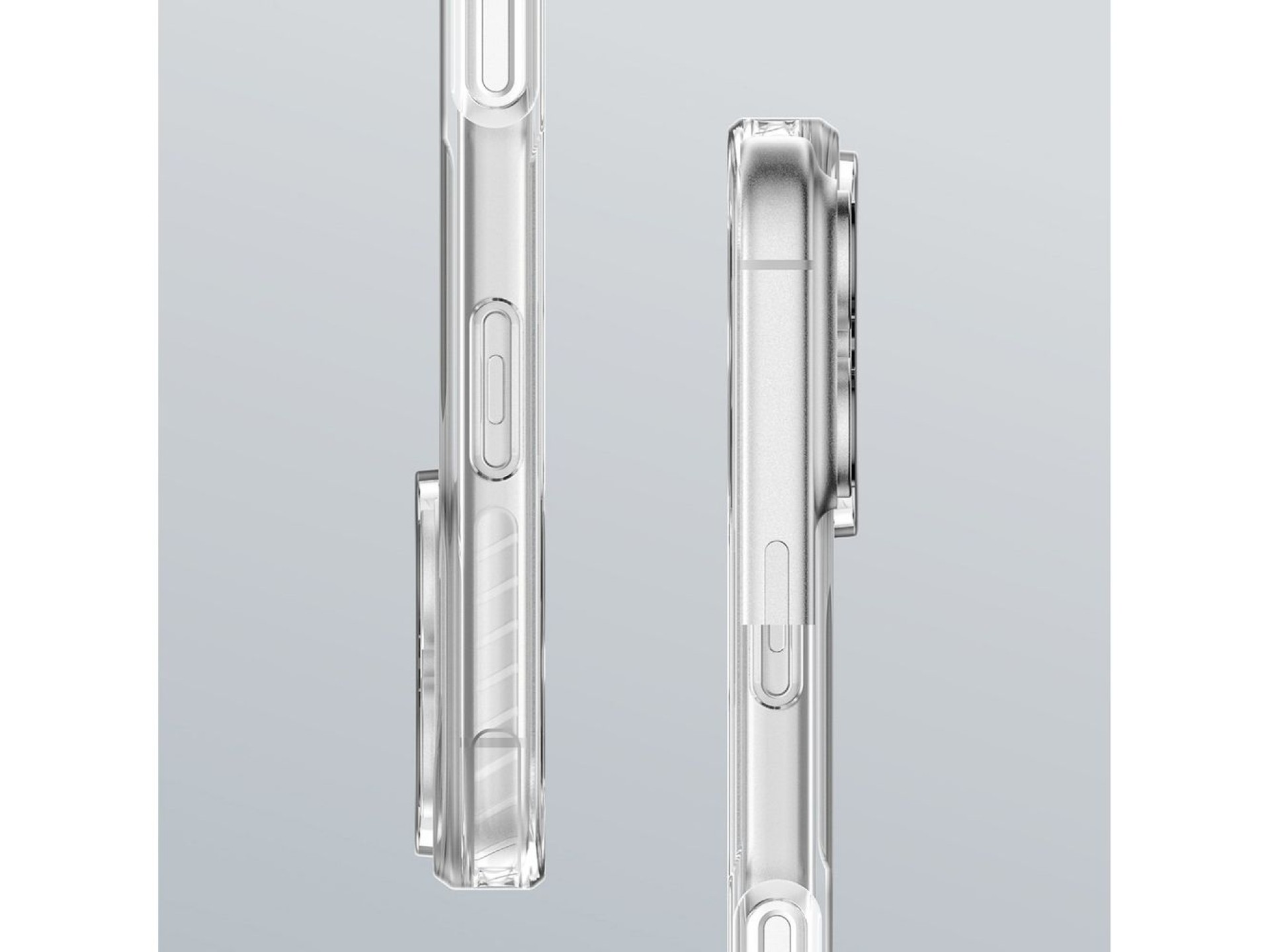 Capa AmazingThing Titan Pro para iPhone 17 Pro compatível com MagSafe - Transparente