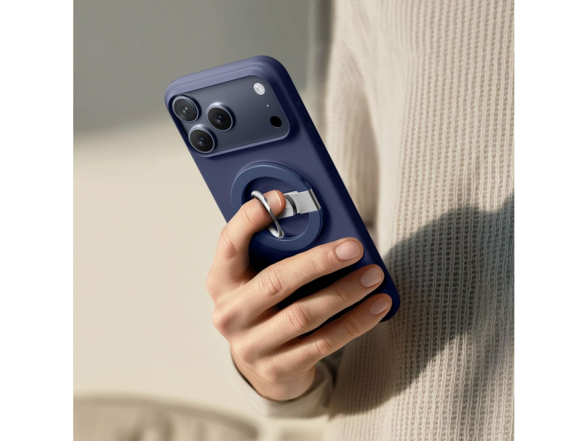 Capa AmazingThing Minimal Air para iPhone 17 Pro Max compatível com MagSafe - Azul