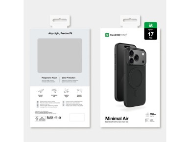 AmazingThing Minimal Air Case for iPhone 17 Pro Compatible with MagSafe - Black AmazingThing Minimal Air Case for iPhone 17 Pro Compatible with MagSafe - Black