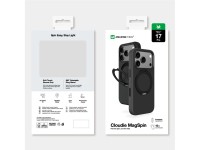 Capa AmazingThing Cloudie para iPhone 17 Pro com suporte - Preta Capa AmazingThing Cloudie para iPhone 17 Pro com suporte - Preta
