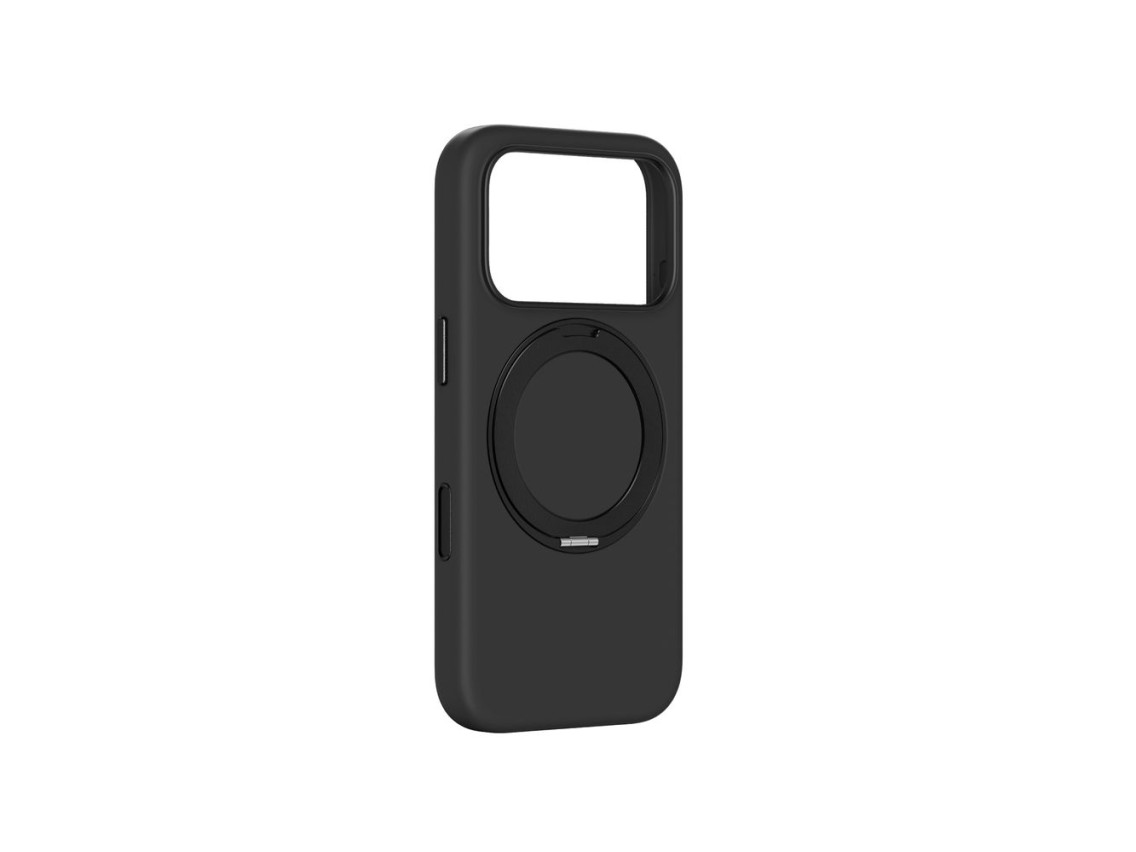 Capa AmazingThing Cloudie para iPhone 17 Pro com suporte - Preta