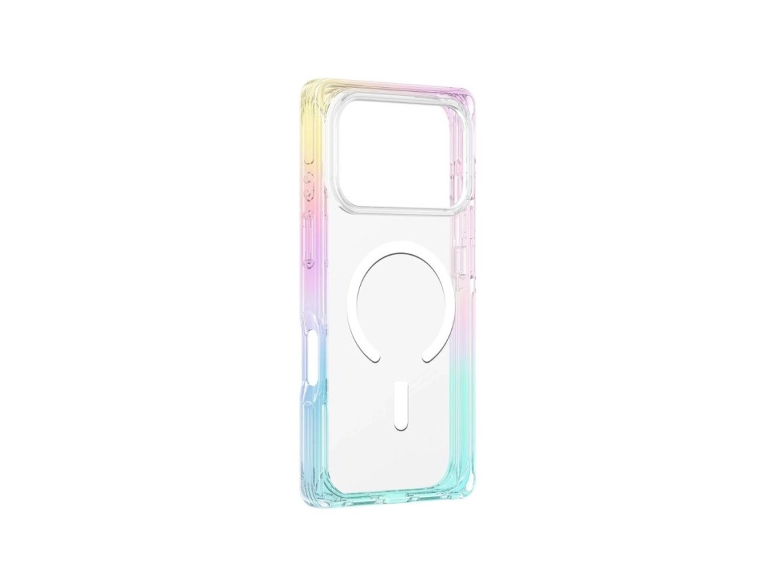 Funda AmazingThing Omni para iPhone 17 Pro Max compatible con MagSafe - transparente-arcoíris