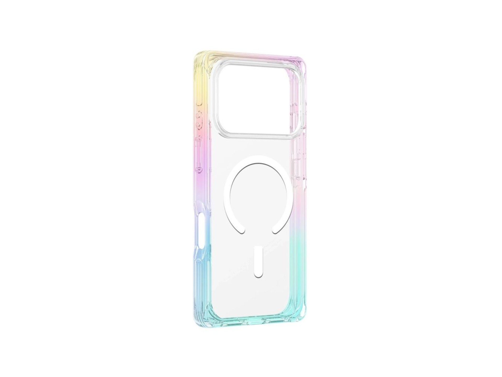 Capa AmazingThing Omni para iPhone 17 Pro compatível com MagSafe - transparente-arco-íris