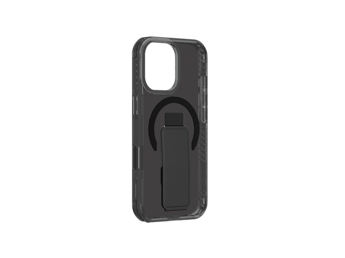 Capa AmazingThing Titan Pro com suporte para iPhone 17, compatível com MagSafe - Preta