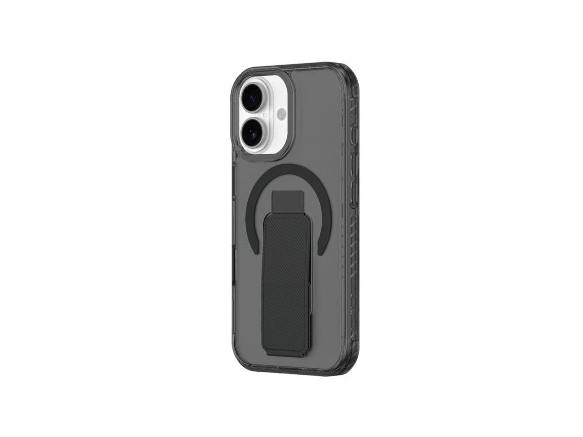 Capa AmazingThing Titan Pro com suporte para iPhone 17, compatível com MagSafe - Preta