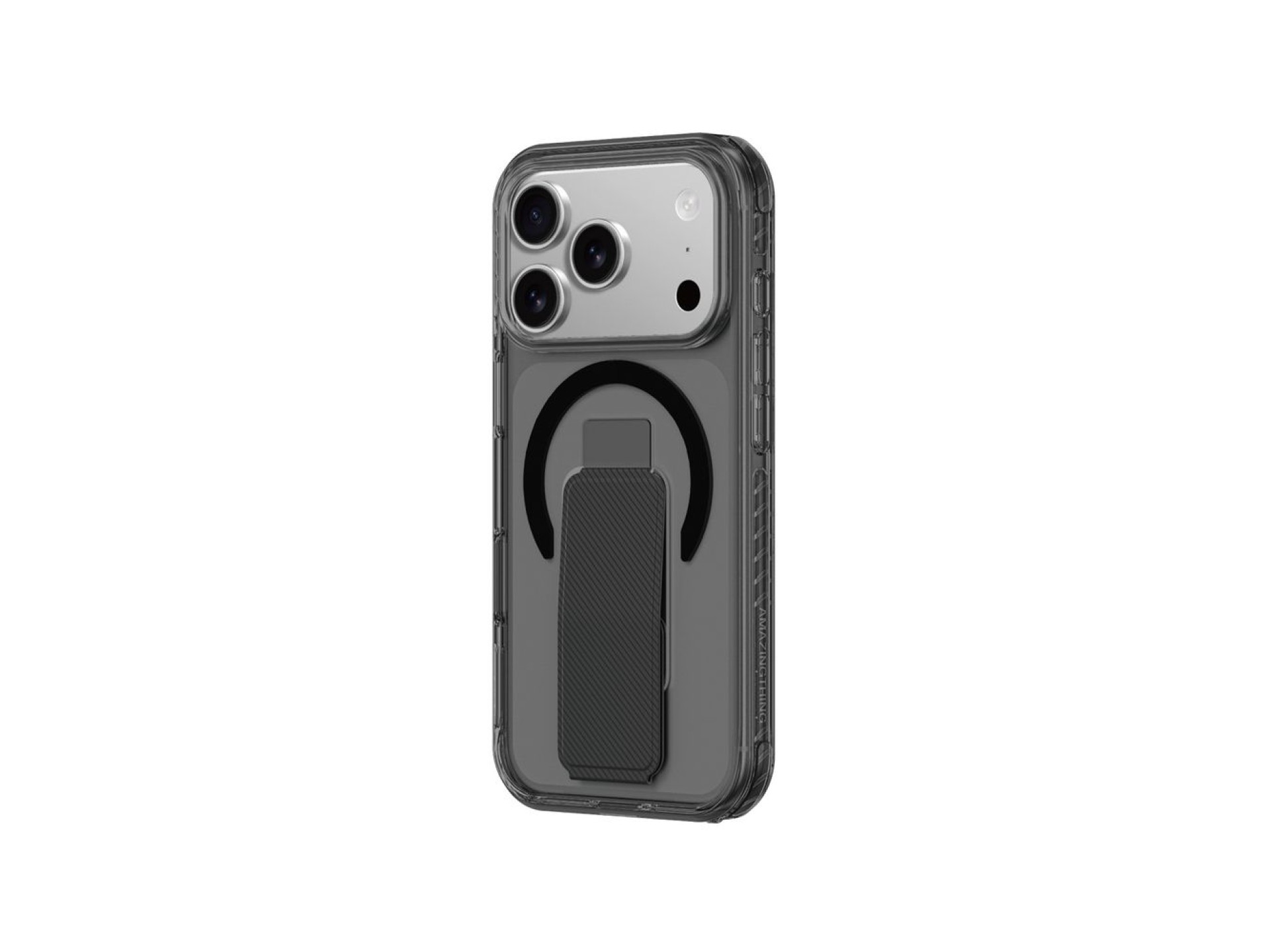 Funda AmazingThing Titan Pro Holder para iPhone 17 Pro compatible con MagSafe - Negra