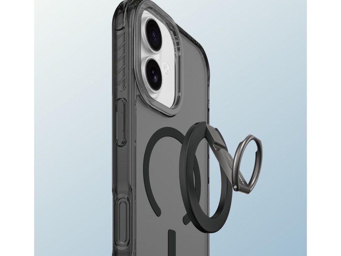 AmazingThing Titan Pro Grip Ring Set Case para iPhone 17 Compatível com MagSafe - Preto