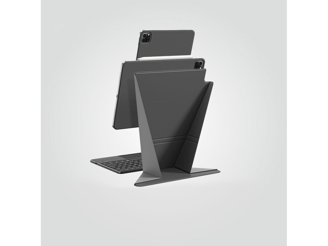 Capa AmazingThing Matte Pro Mag Folio com suporte para iPad Air 13" M3/M4 (2025/2026) - Preta