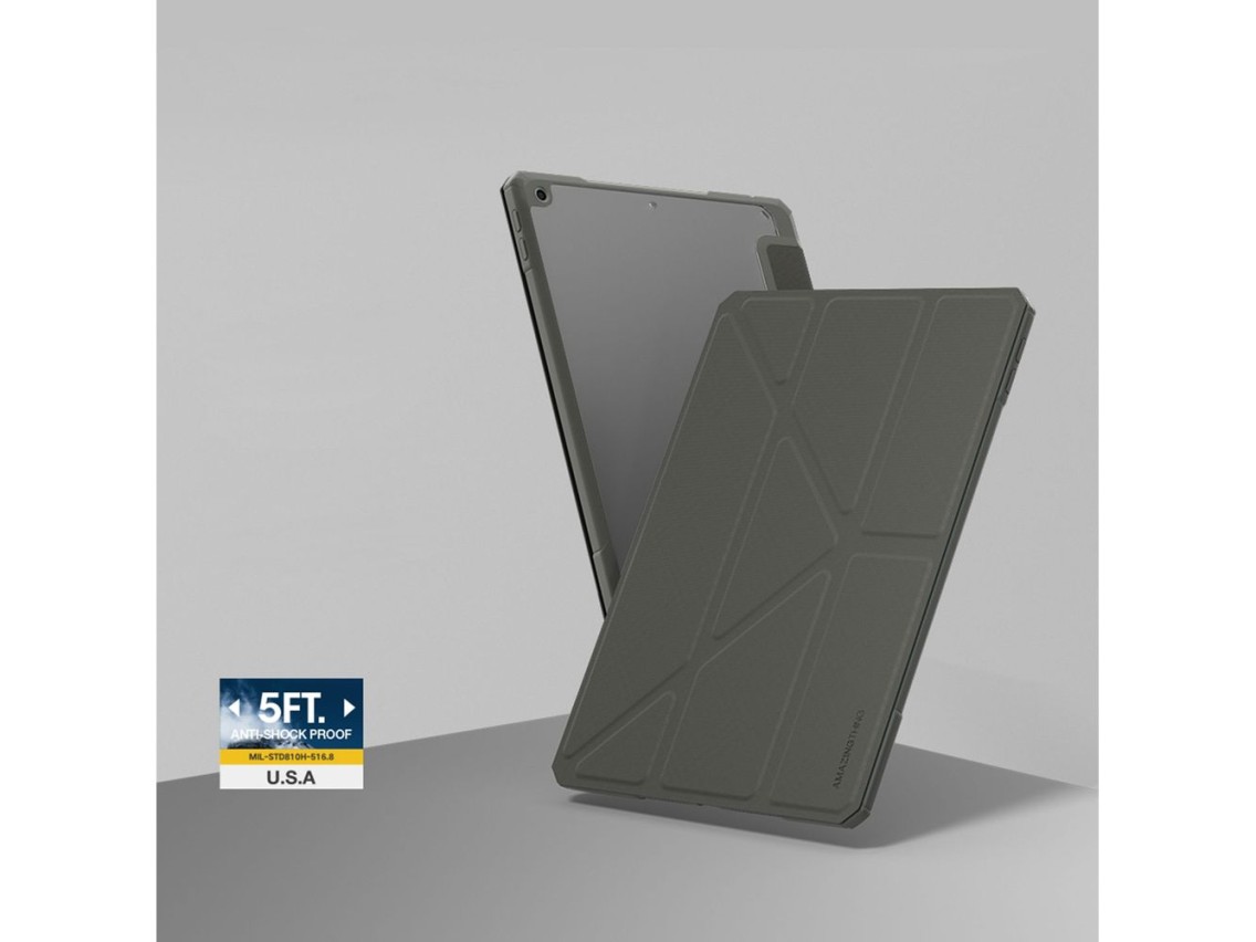 Capa AmazingThing Titan Pro Folio para iPad Air 11" M3/M4 (2025/2026) - Cinza