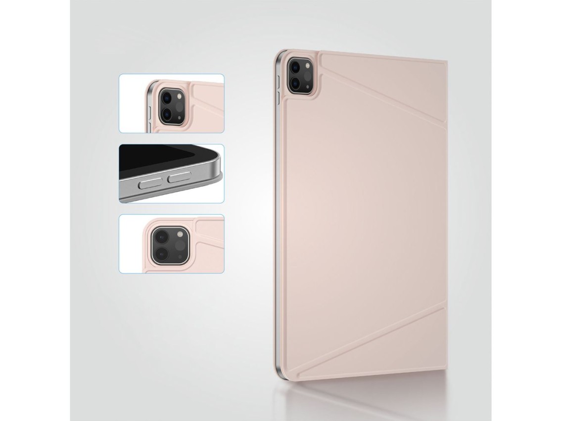 Capa AmazingThing Matte Pro Mag Folio com suporte para iPad Air 11" M3/M4 (2025/2026) - Rosa