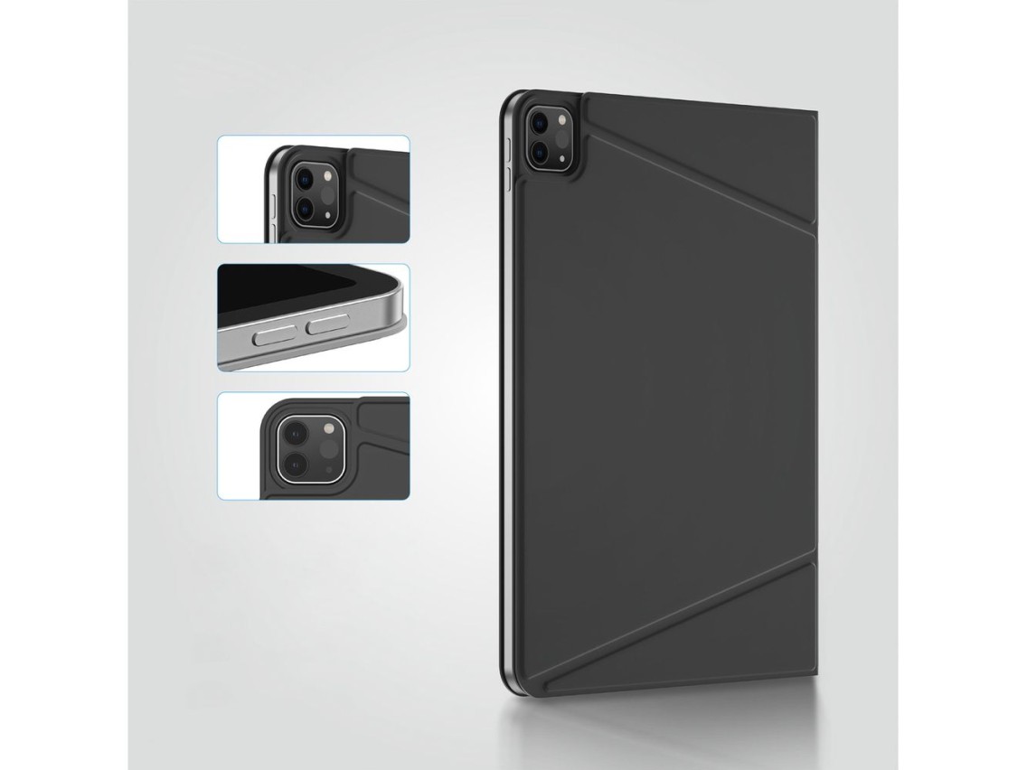 AmazingThing Matte Pro Mag Folio Case with Stand for iPad Air 11" M3/M4 (2025/2026) - Black