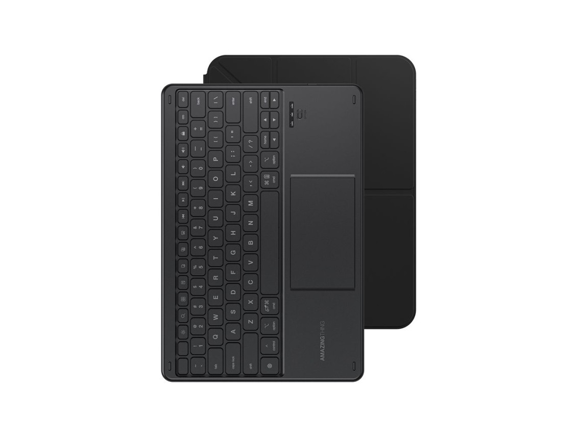Funda AmazingThing Minimal Case Keylite Combo Keyboard para iPad de 11" (2025) - Negra
